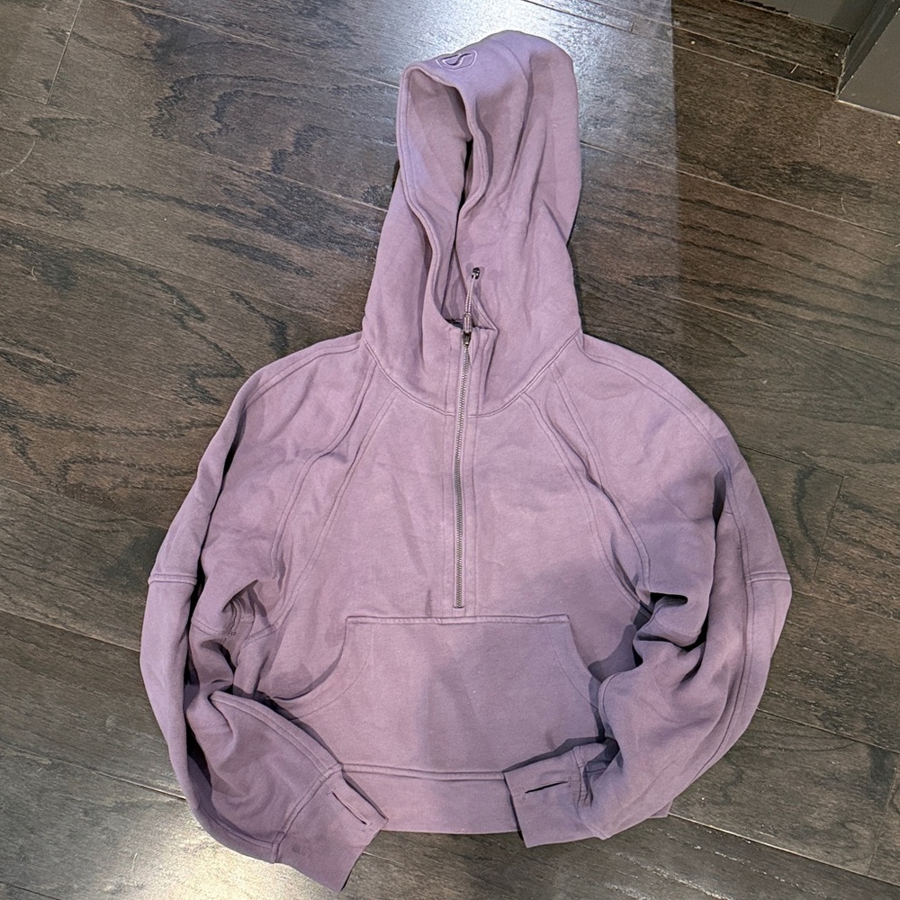 Lululemon Scuba Oversized Half-Zip Hoodie - XS/S grape mist